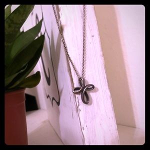 James Avery Ribbon Cross Necklace with Chain